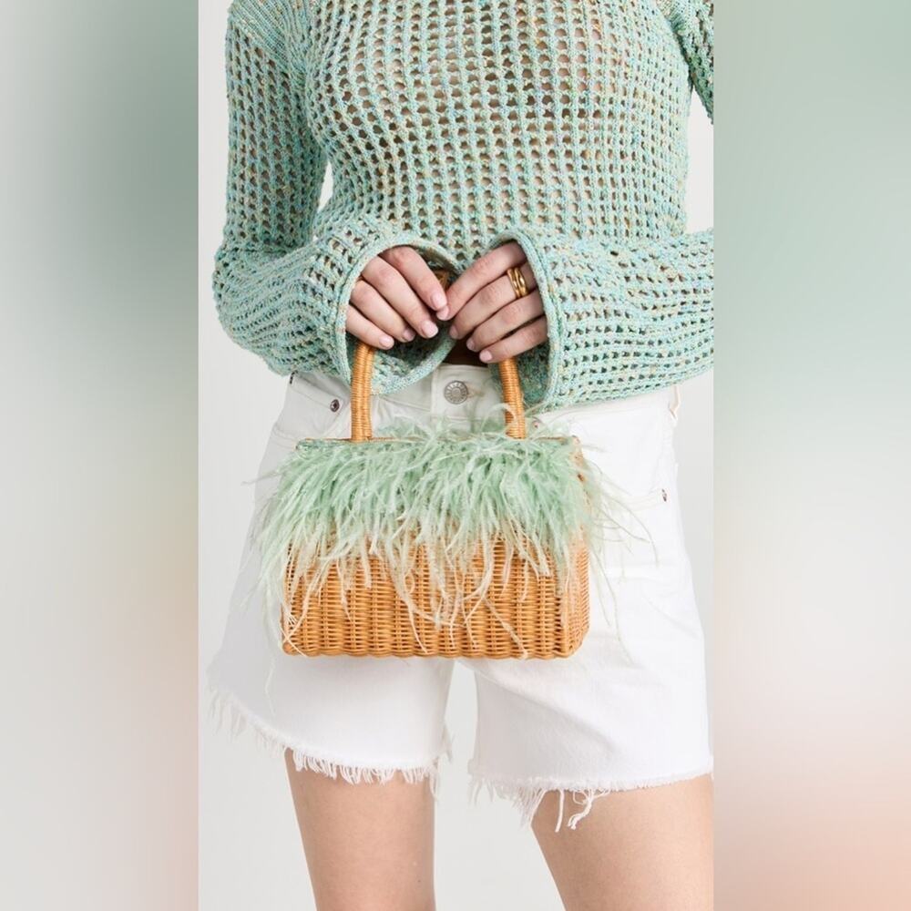 Serpui Cynthia Wicker Bag - Picture 3 of 8